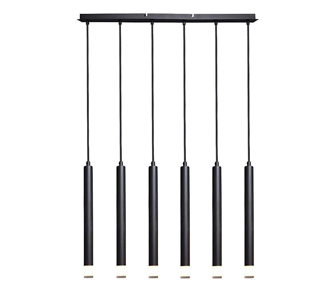 Rabalux 72362 - Żyrandol na lince RAMIRA 6xG9/5W/230V czarny