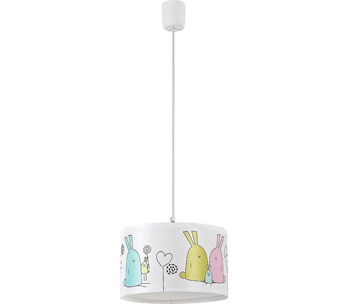 Rabalux 72166 - Żyrandol dziecięcy na lince FLAPPY 1xE27/40W/230V