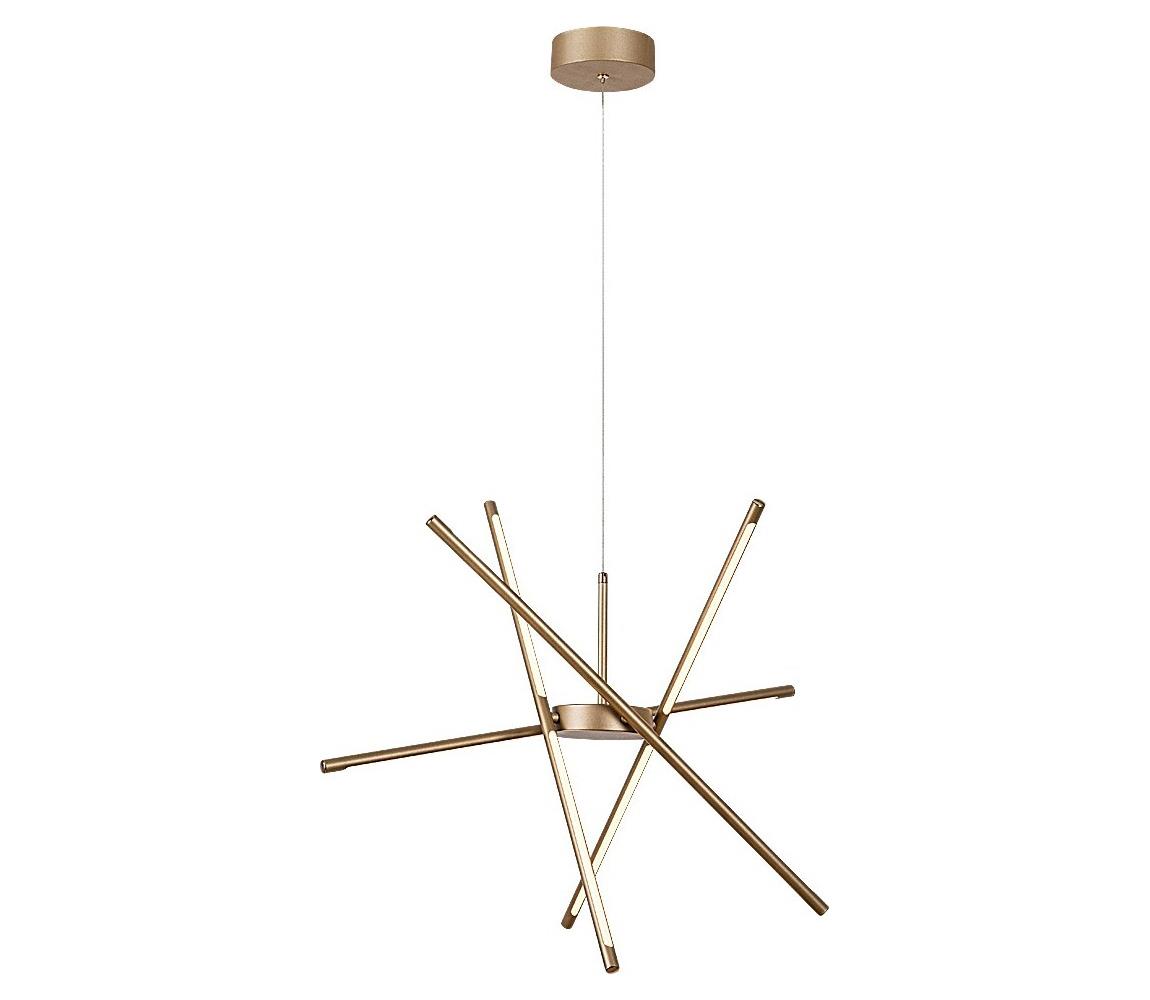 Rabalux 72339 - LED Żyrandol na lince HENLI2 LED/40W/230V 3000K złoty