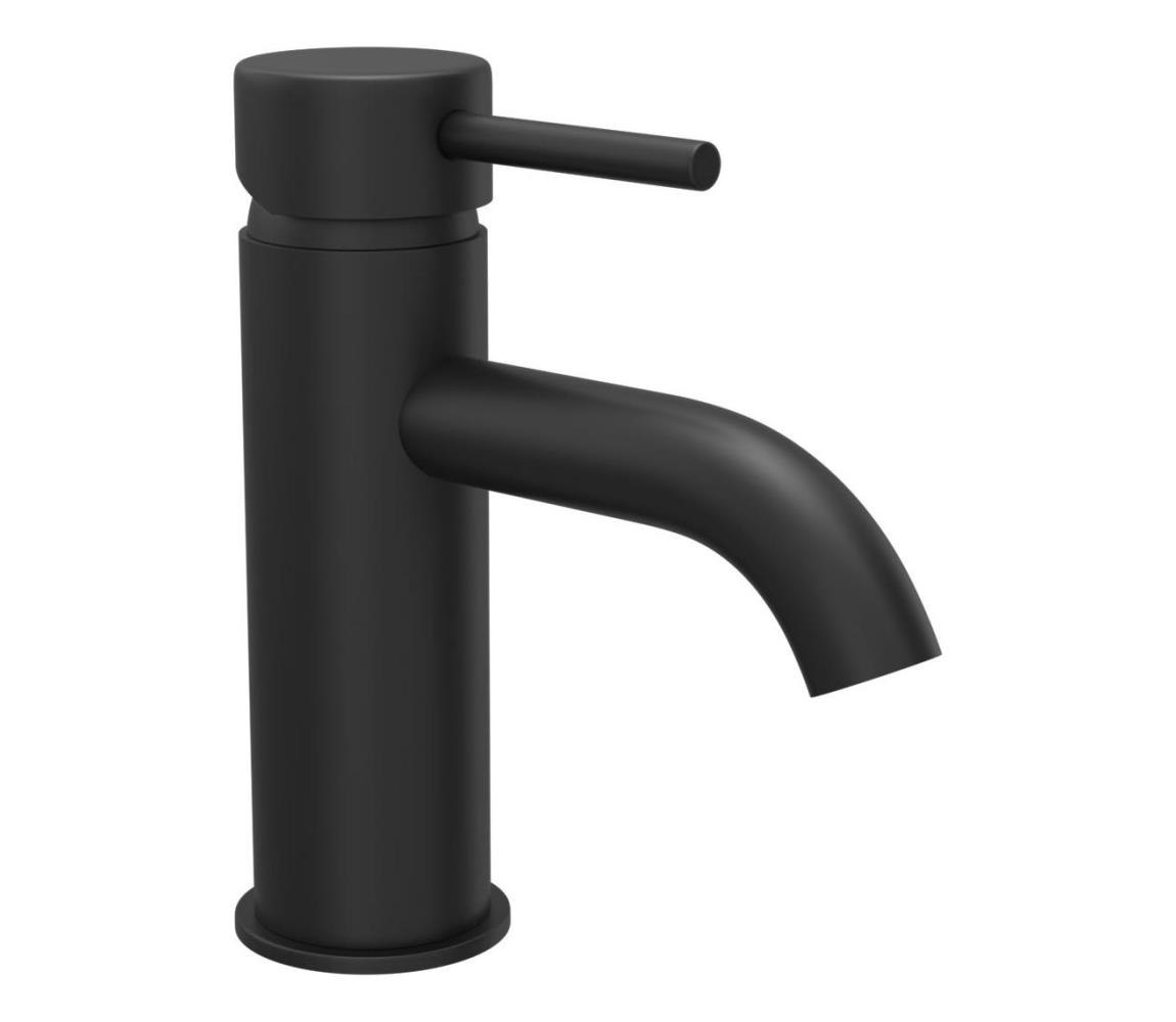 BATH DELUXE 28-005-01-02-04 - Kran do umywalki DRAGOR 15,6 cm matowy czarny