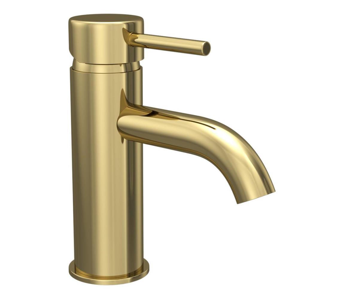 BATH DELUXE 28-005-01-64-04 - Kran do umywalki DRAGOR 15,6 cm błyszcz. mosiądz