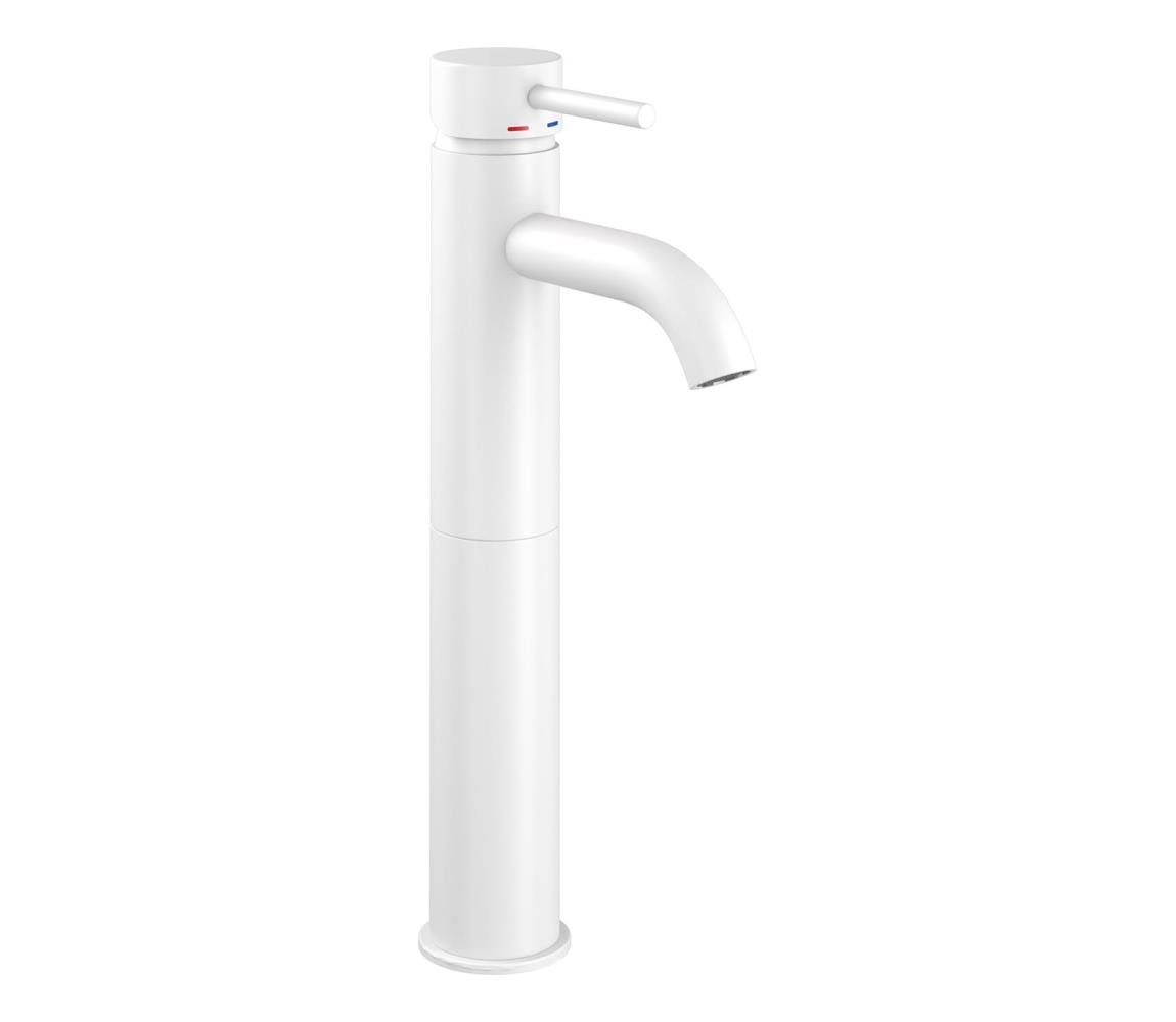 BATH DELUXE 28-005-02-01-00 - Kran do umywalki DRAGOR 29 cm matowy biały