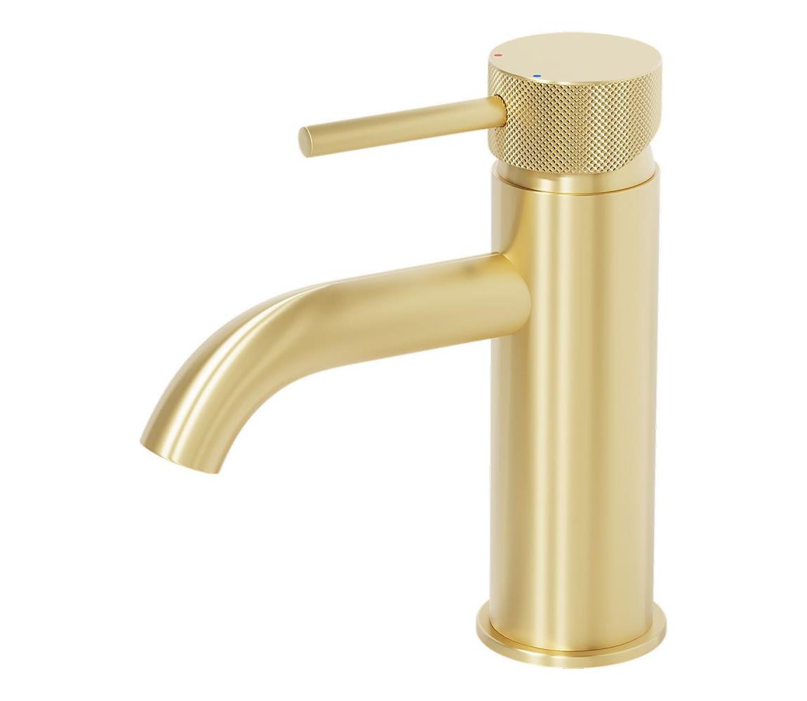 BATH DELUXE 28-005-03-70-00 -Kran do umywalki ANHOLT 15,6 cm szczotkowany mosiądz