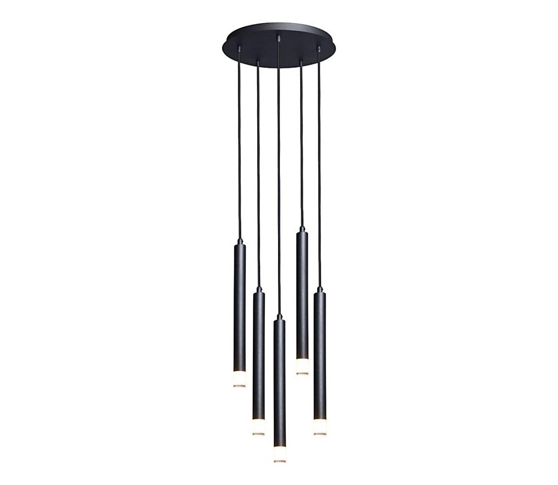 Rabalux 72360 - Żyrandol na lince RAMIRA 5xG9/5W/230V czarny