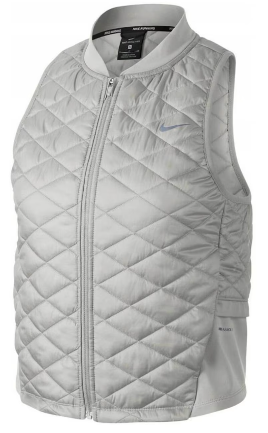 Bezrękawnik Nike Running Aerolayer Kamizelka Szara CJ5562-059 r.L BEZ METKI