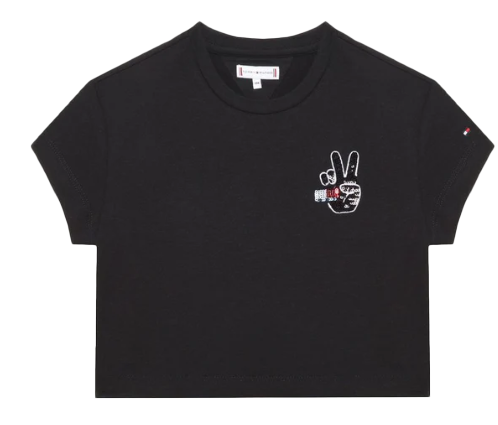 BLUZKA KRÓTKI RĘKAW TOMMY HILFIGER KG0KG06340 r116