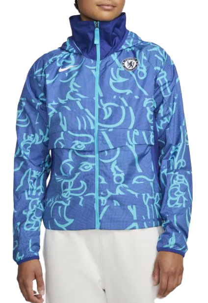 Damska Kurtka Wiatrówka z Podszewką Chelsea F.C. AWF Loose Fit DM3000495 XS