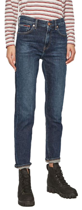 SPODNIE TOMMY JEANS IZZY DW0DW09044 1BJ 25/30