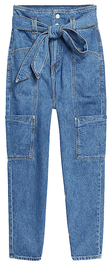 SPODNIE TOMMY JEANS PAPERBAG DW0DW09903 28/30