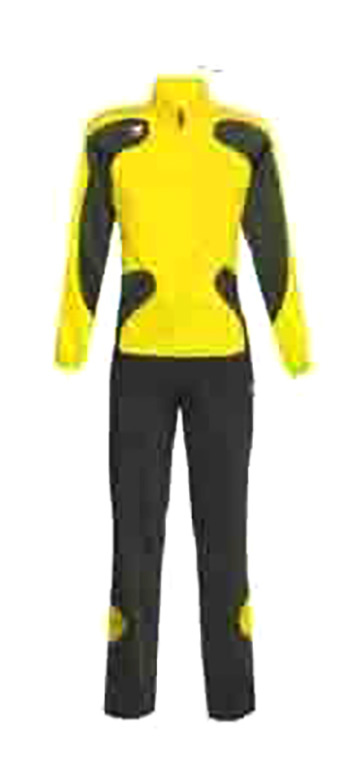 DRES DAMSKI ERIMA ŻÓŁTO-CZARNY KOMPLET 34