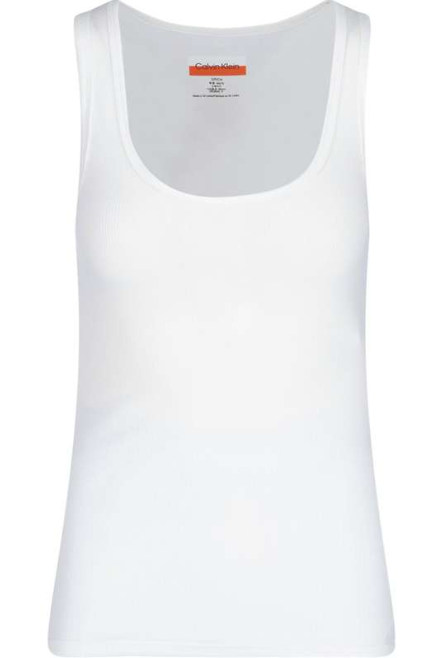 Bawełniany top Calvin Klein 0040114WAE 100 XS
