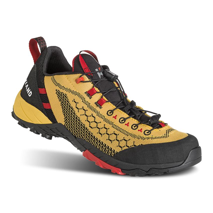 Kayland Alpha Knit męskie buty trekkingowe, Żółty czarny, 41 EU