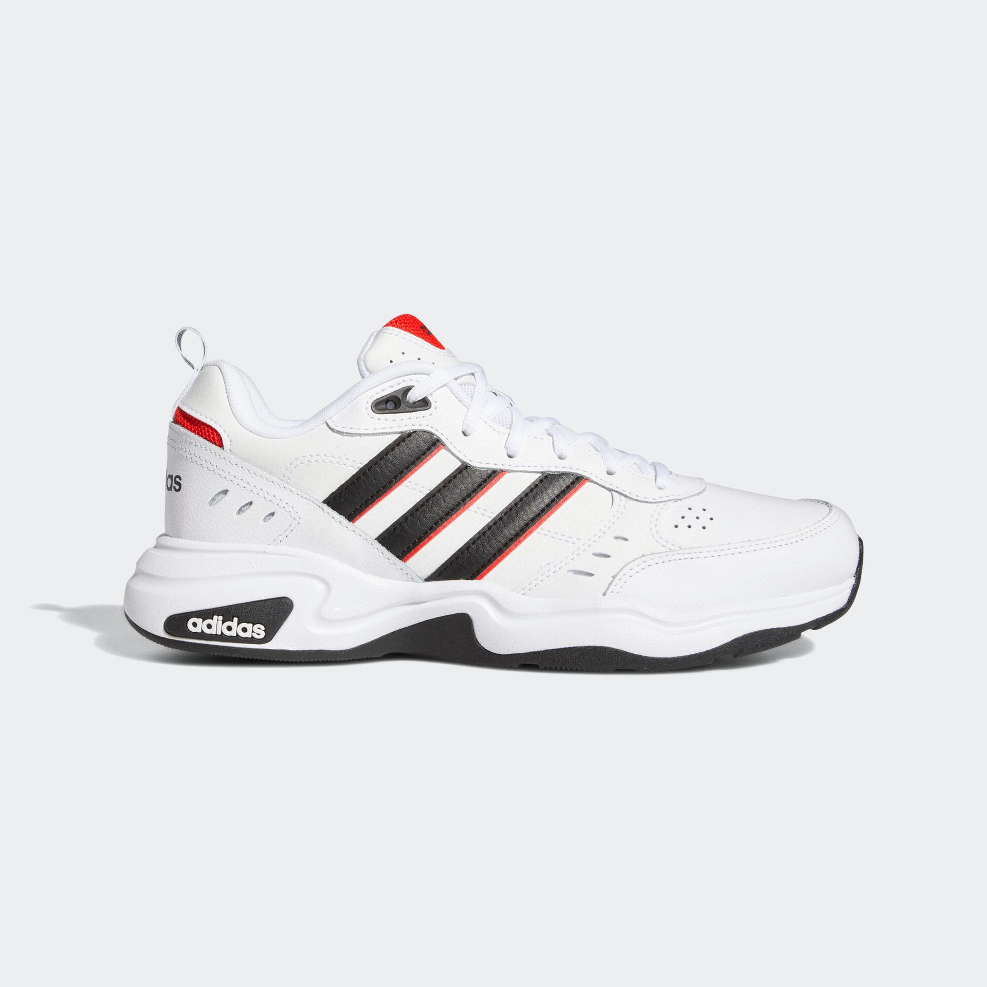 Buty męskie sportowe białe skórzane adidas Strutter EG2655 47 1/3
