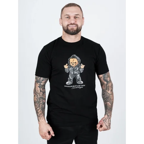 Środowisko Miejskie T-shirt Koszulka Hooligans Bear Black