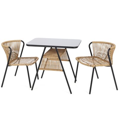 HOME & GARDEN Fiuggi Black-Beige 526184