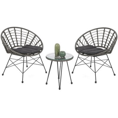HOME & GARDEN Zanzibar Grey-Grey Szary