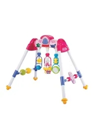 Stojak grający gimnastyczny różowy Baby Mix