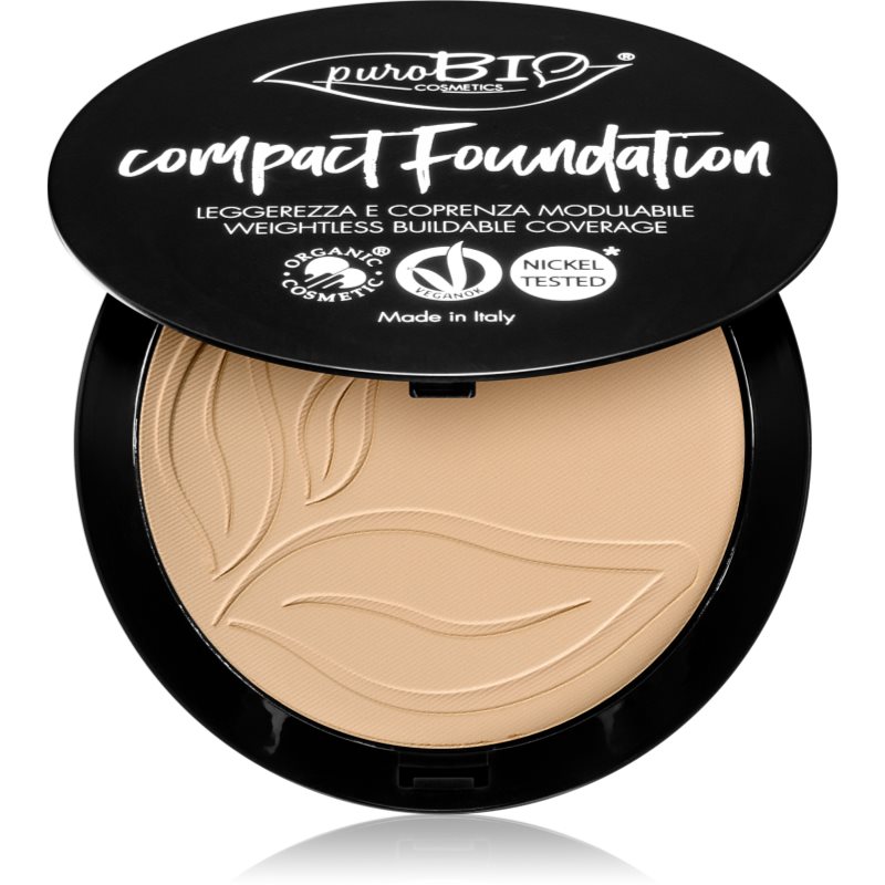 PuroBio PUROBIO COMPACT FOUNDATION Podkład w pudrze 01, 9g 8051411362227