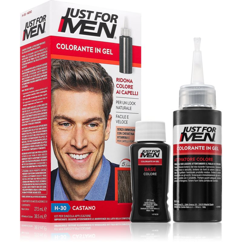 Just for Men Color Kit tonująca farba do włosów dla mężczyzn odcień H-30 Light Medium Brown 1 szt.