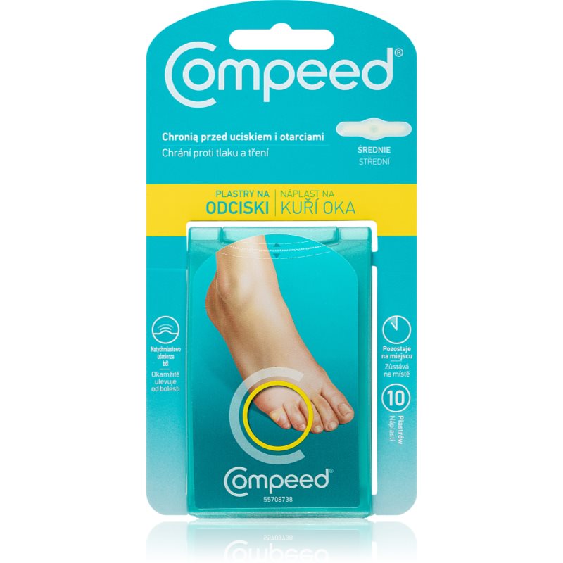 COMPEED Producent niezdefiniowany odciski na palcach stóp 1,75 x 6 cm 10 sztuk