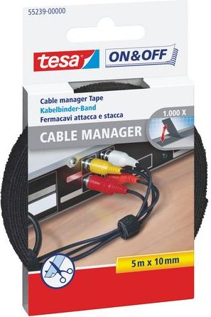 Tesa Rzep Czarny TES081