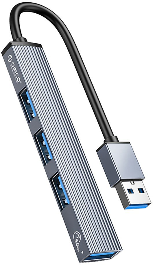 Hub AH-A13 stacja dokująca rozdzielacz USB-A - szary ORICO 1027743 1027743