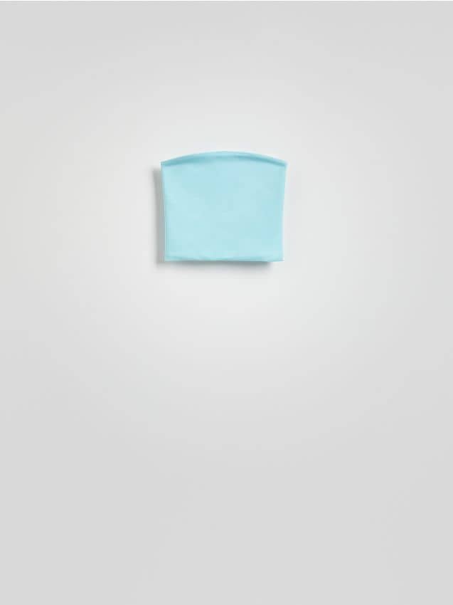 Reserved - Top bandeau - jasnoturkusowy