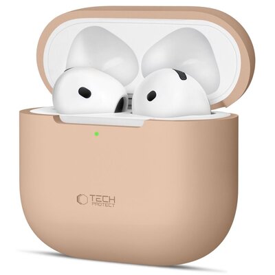 TECH-PROTECT Silicone do Apple Airpods 4 Beżowy