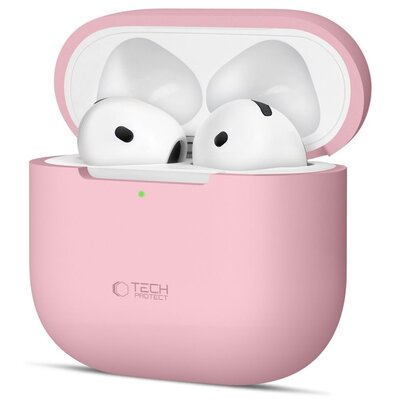 TECH-PROTECT Silicone do Apple Airpods 4 Różowy