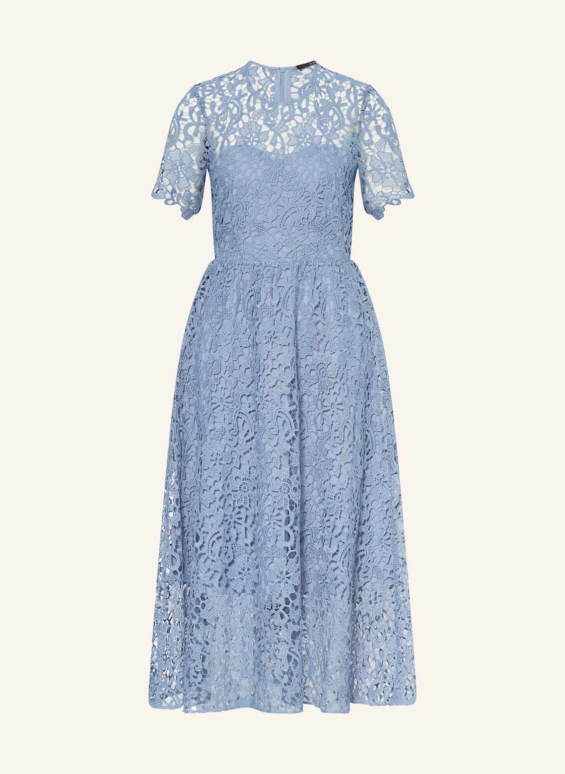 Oui Sukienka Z Koronki blau