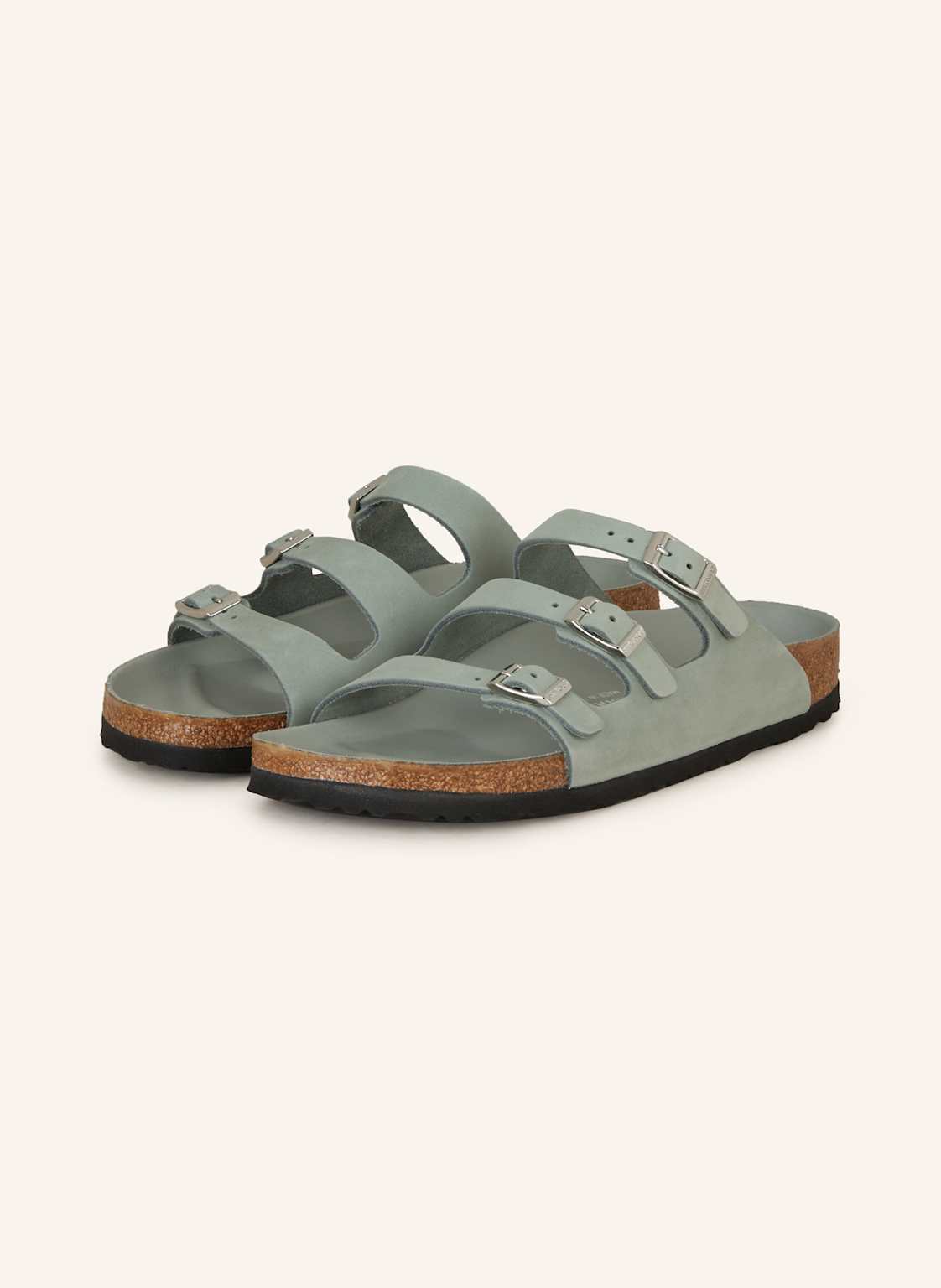 Birkenstock Klapki Florida Fresh grau