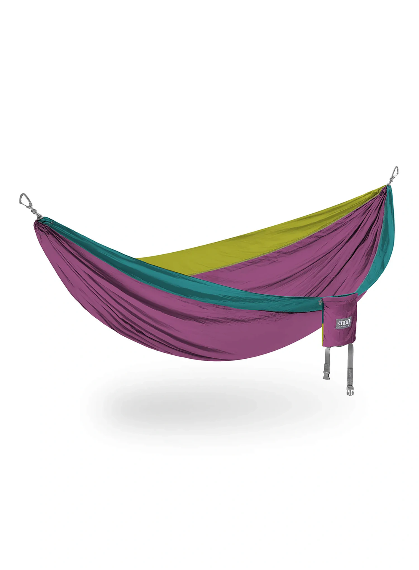 ENO DoubleNest Hammock - seafoam/berry/melon