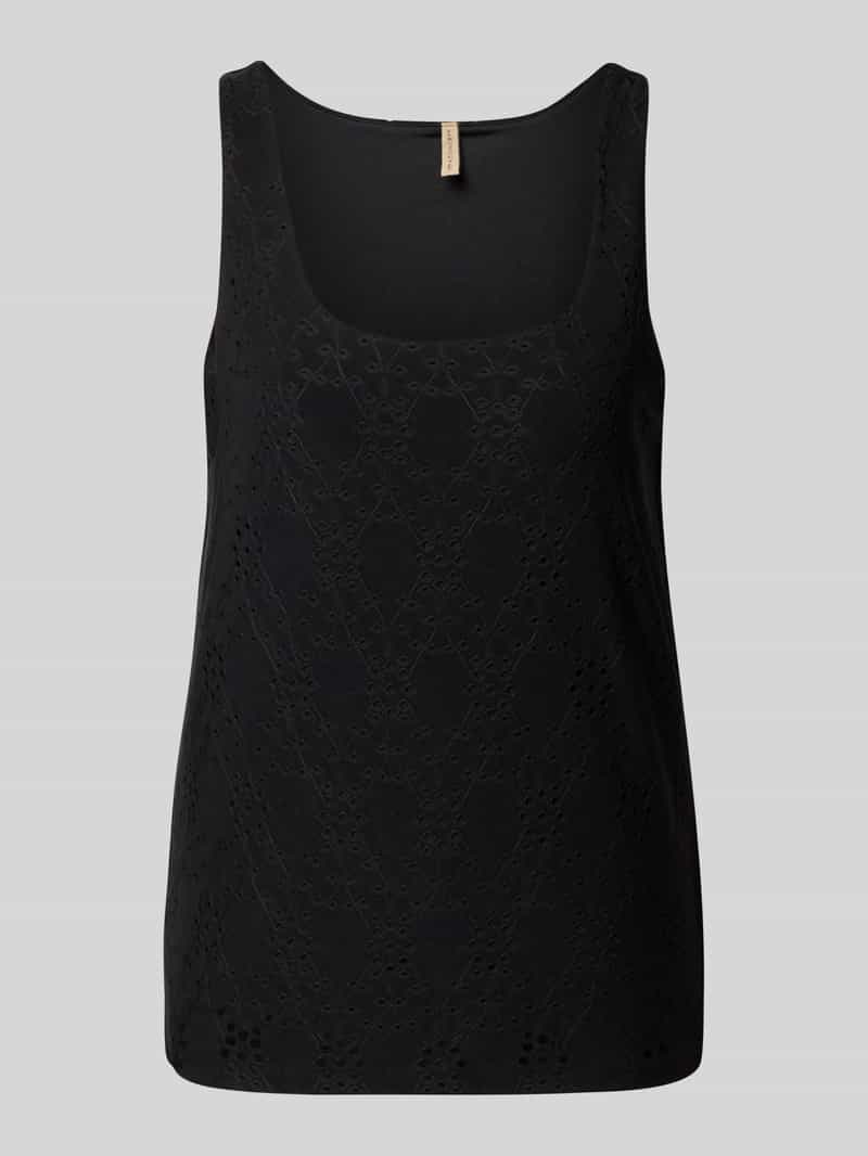 Top z haftem angielskim model ‘INGELA’