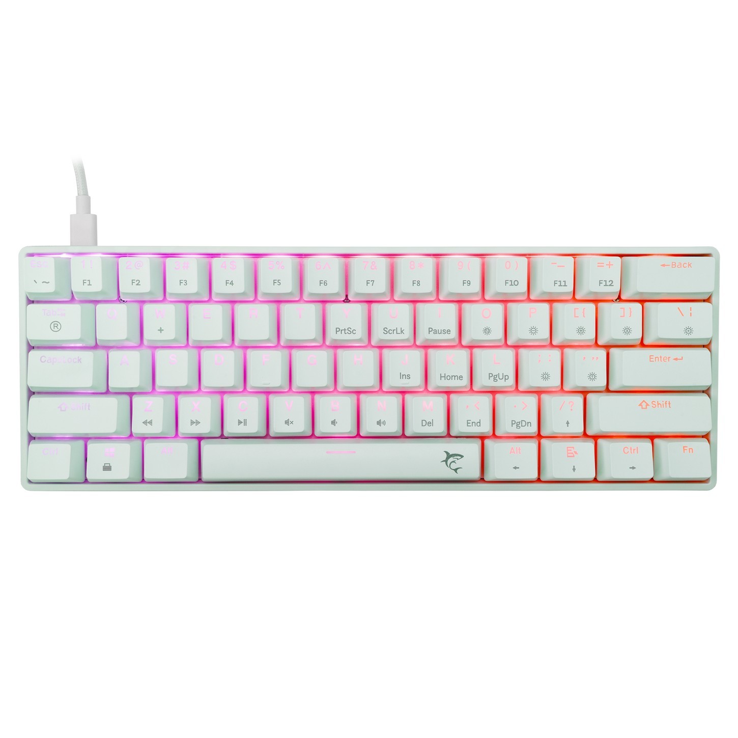 White Shark Shinobi-2 white red switch SHINOBI-2-W-US-RED.SW