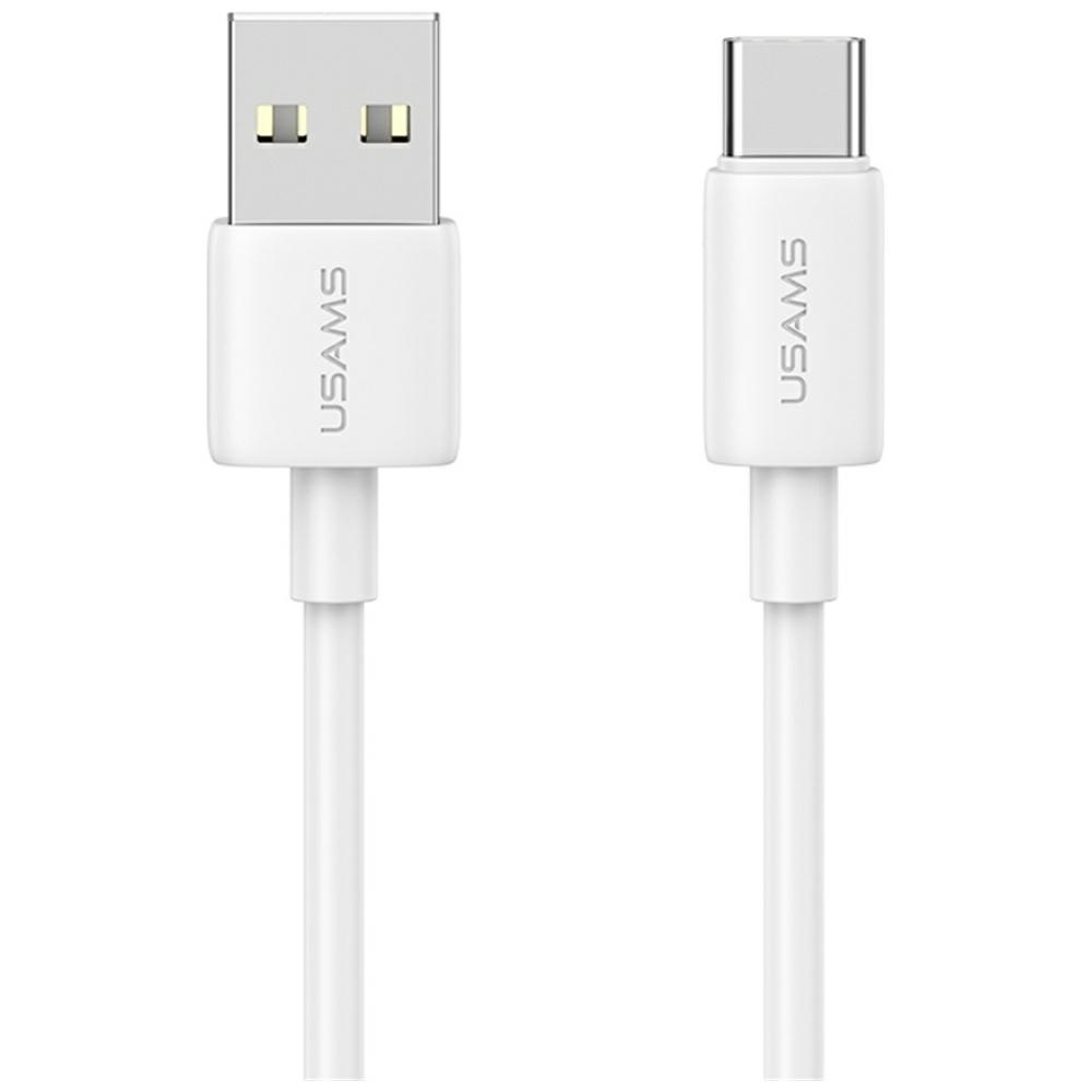 Kabel USAMS YD Series SJ708 18W 3A USB-A do USB-C 1m biały