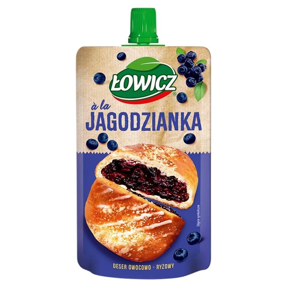 Łowicz Deser owocowo - ryżowy a'la jagodzianka 100 g