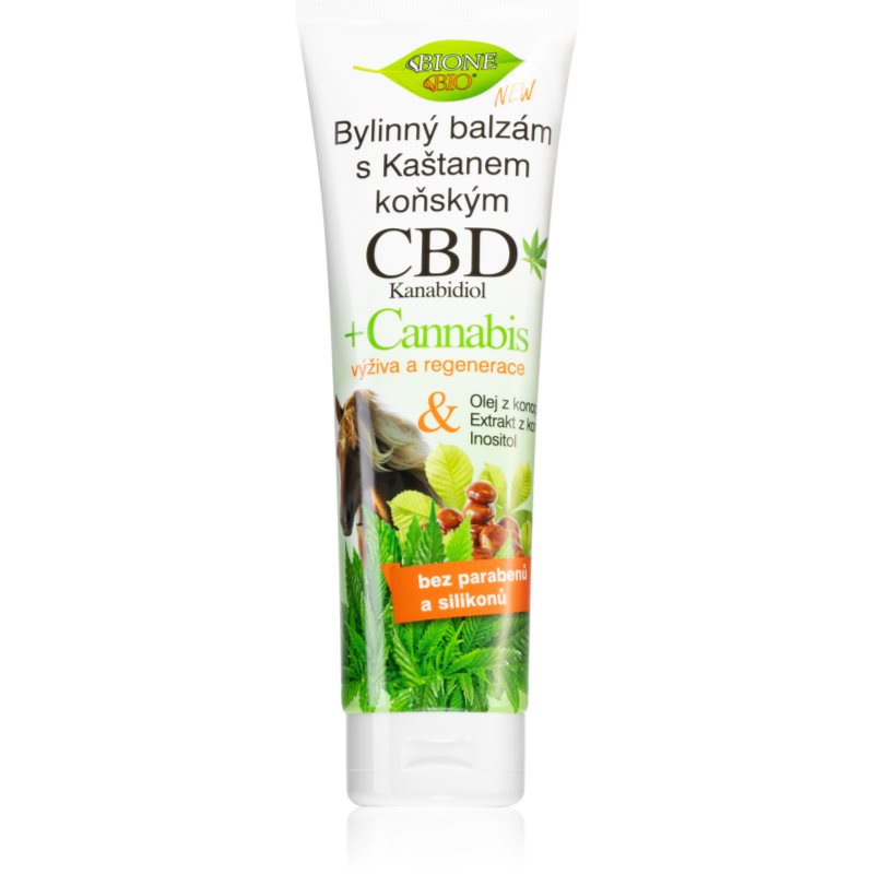Bione Cosmetics Balsam ziołowy z kasztanowca CBD Kanabidiol 300 ml