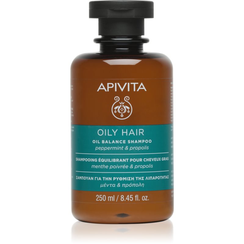 Apivita Apivita Oily - regulujący szampon do włosów przetłuszczających 250ml
