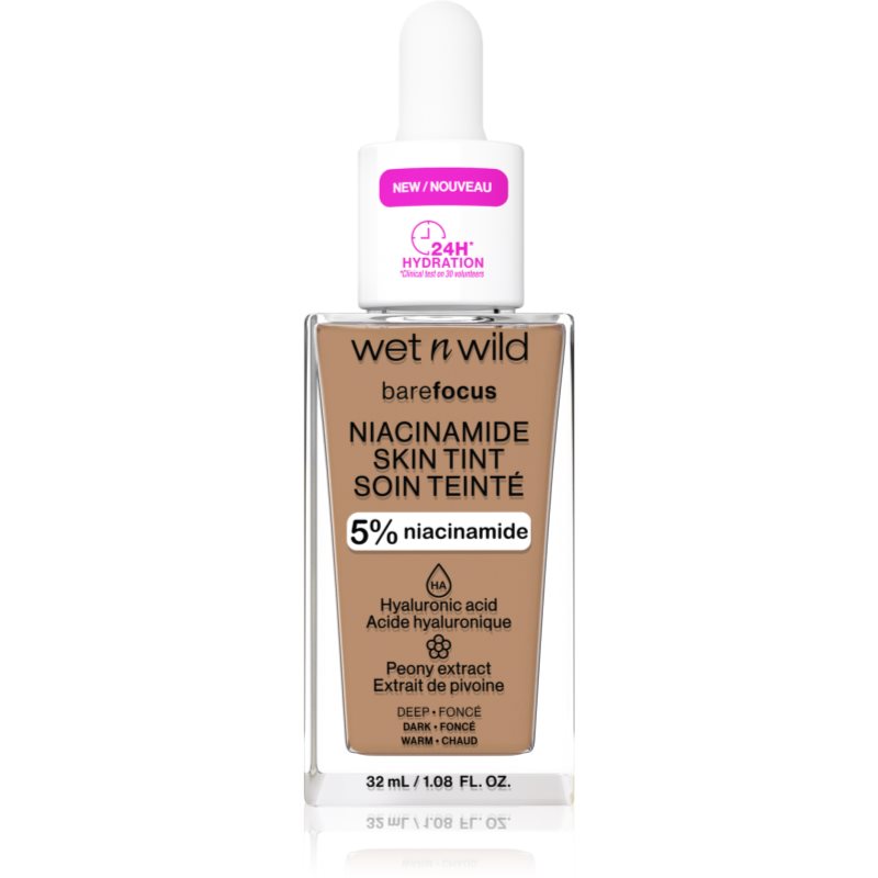 Wet n Wild Barefocus lekki podkład nawilżający Deep 32ml