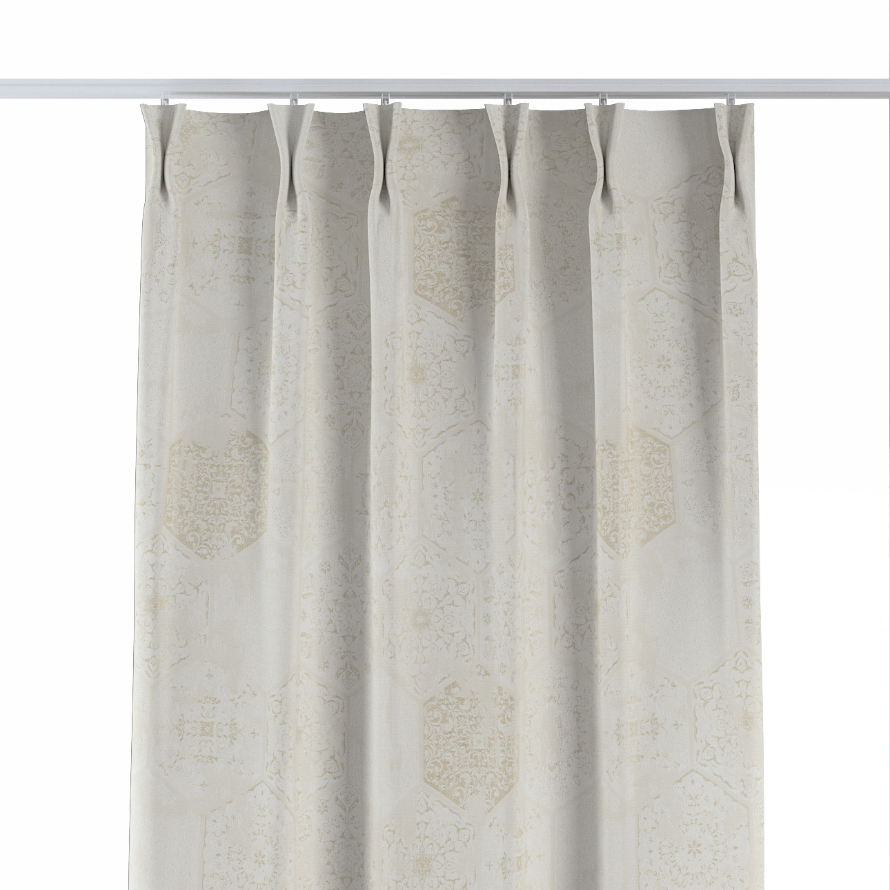 Zasłona na haczykach flex podwójnych