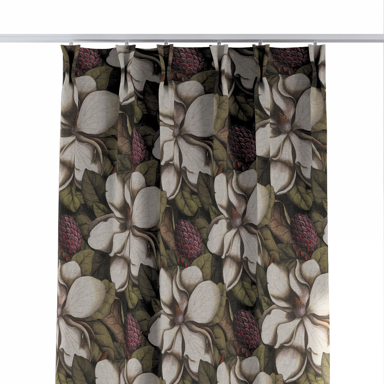 Zasłona na haczykach flex podwójnych