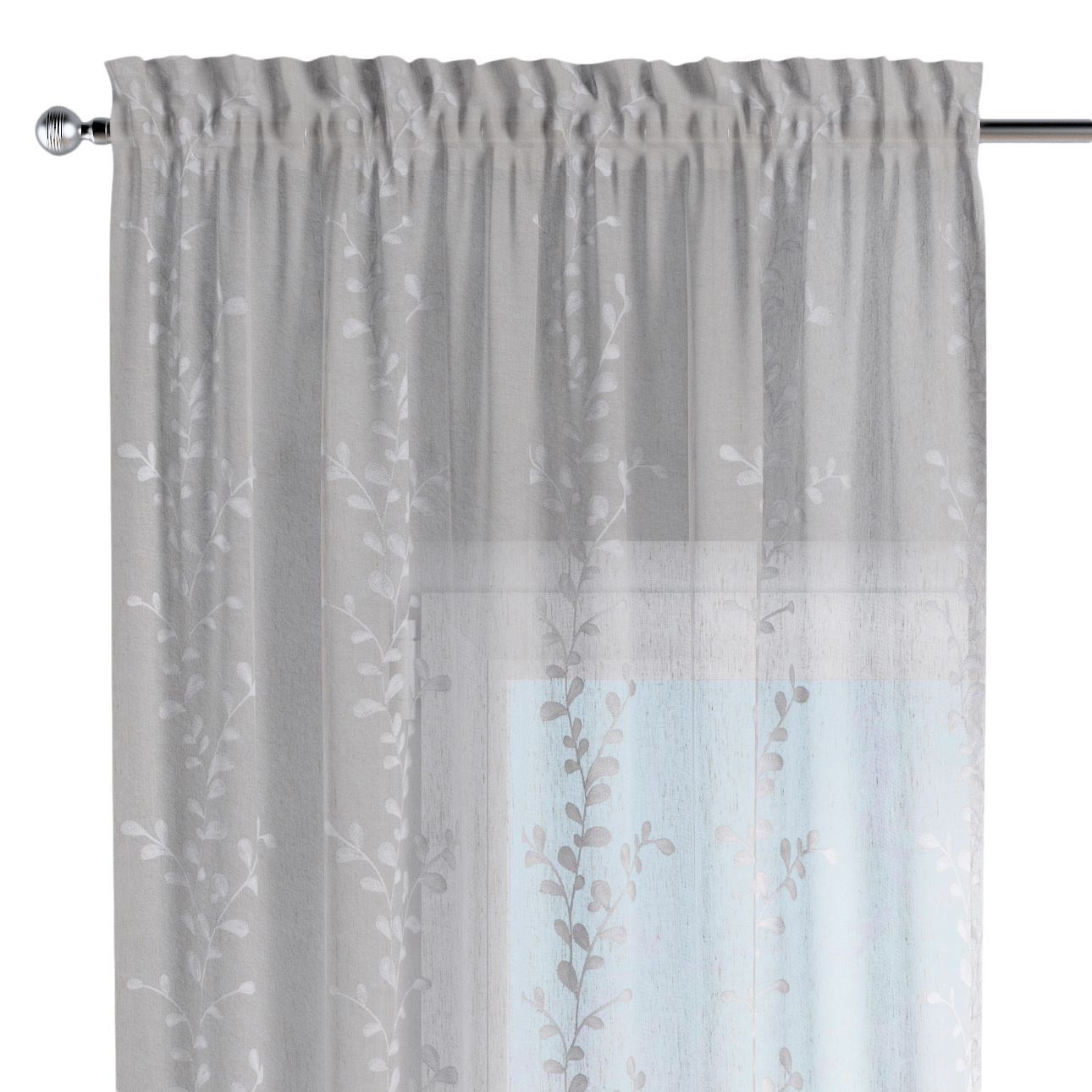 Zasłona na kanale z grzywką 1 szt.