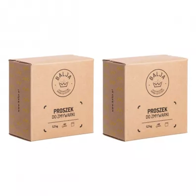 Balja Ekologiczny proszek do zmywarki Zestaw 2 x 1.2 kg