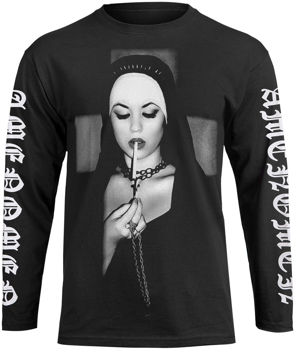 longsleeve AMENOMEN - SMOKING NUN (OMEN078LO)-S
