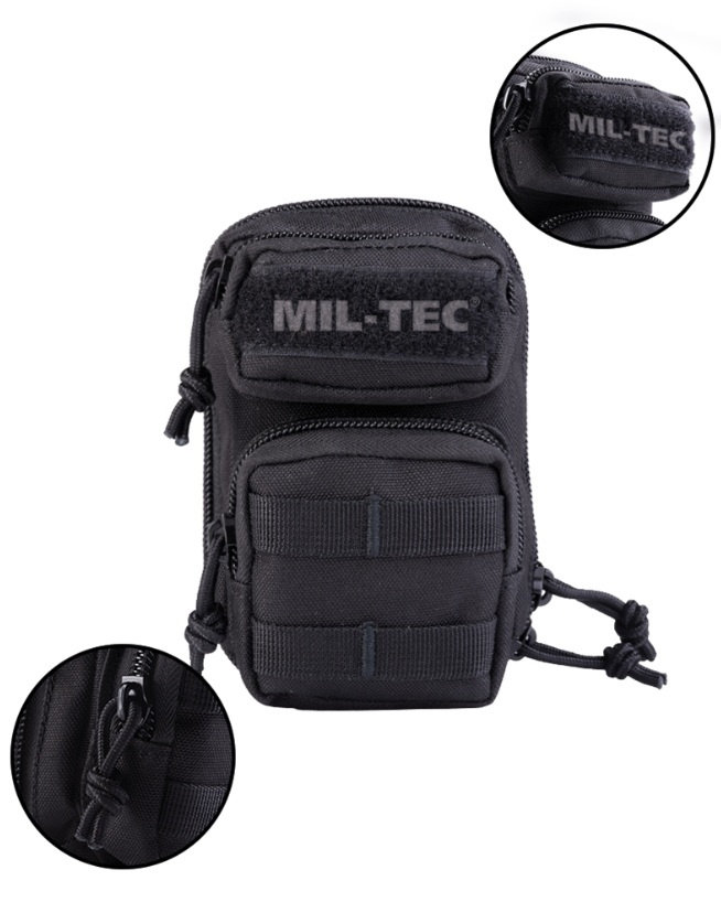 Mil-Tec Brelok Mini Plecak do Kluczy Czarny