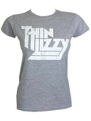 bluzka damska THIN LIZZY - WHITE VINTAGE LOGO-L