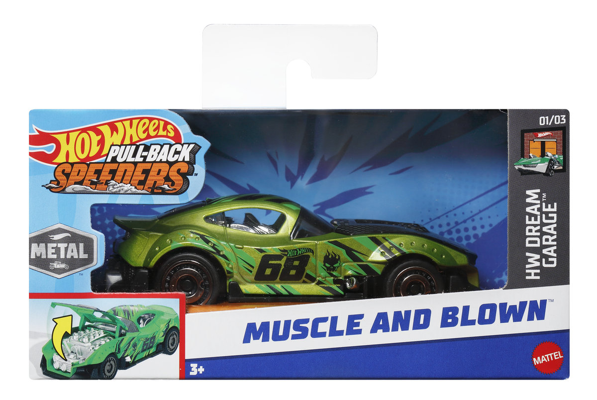 Hot Wheels Pull-Back Speeders HWH52