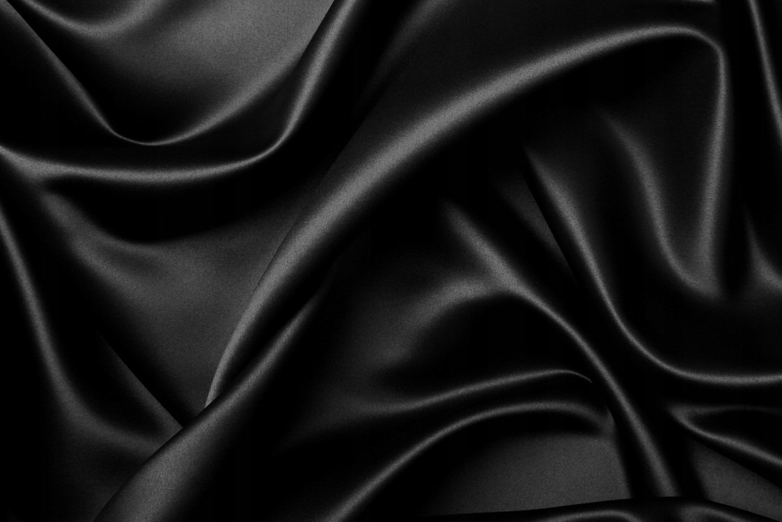 Jedwabne Prześcieradło 215x275 Pościel Jedwabna Black Czarny