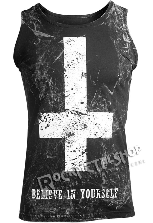 koszulka na ramiączkach AMENOMEN - BELIEVE IN YOURSELF (OMEN003KR ALLPRINT WHITE)-M