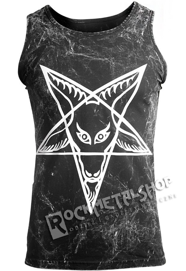 koszulka na ramiączkach AMENOMEN - PENTAGRAM GOAT 2 (OMEN032KR ALLPRINT WHITE)-L